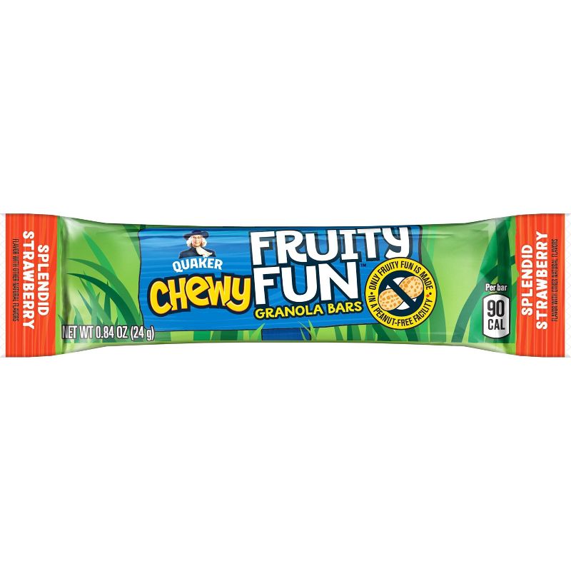 Quaker Chewy Fruity Fun Spendid Strawberry Bars - 5oz/6ct