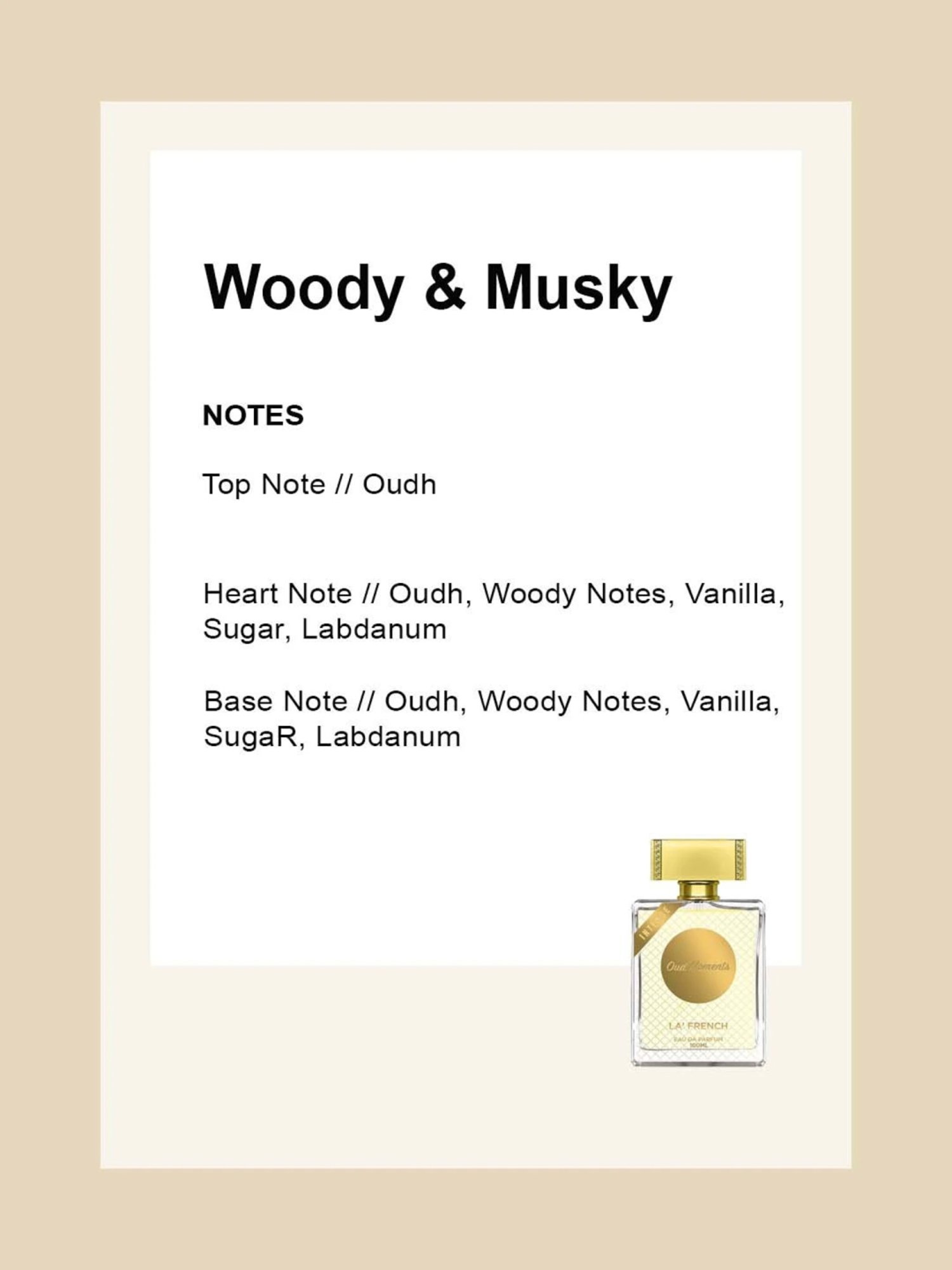 La French Oud Moment Eau De Parfum - 100 ml