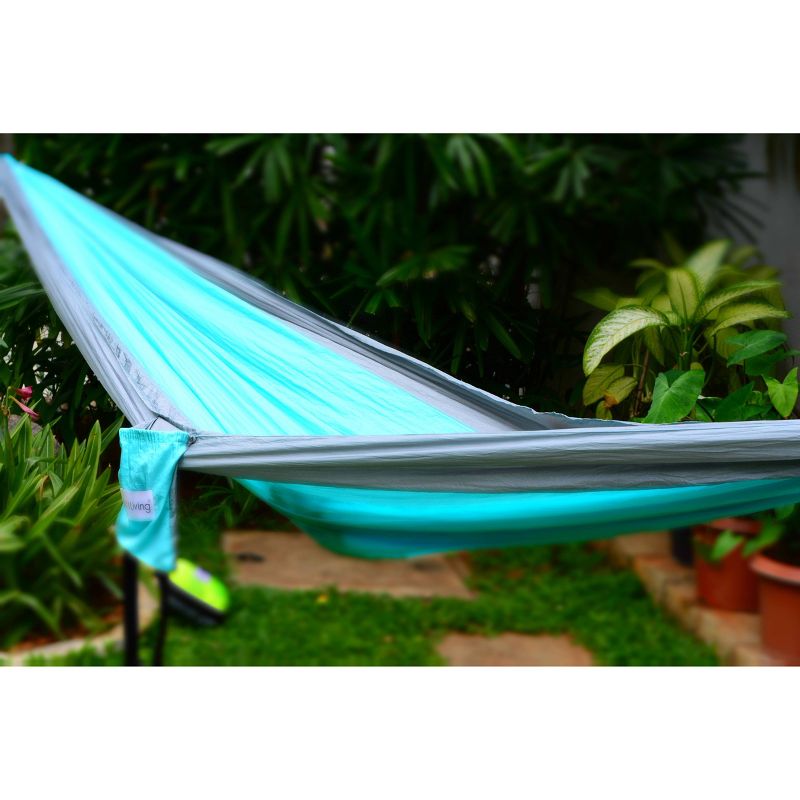 Coronado Double Quilted Hammock Red/Brown Stripe - Smart Living