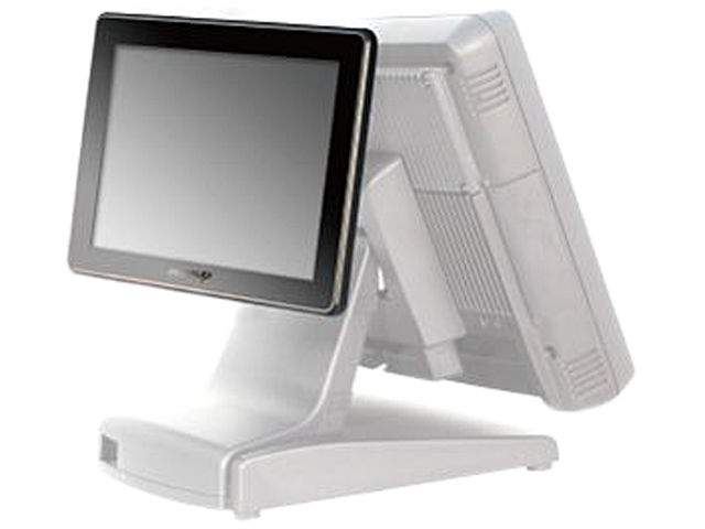 Posiflex LM301 9.7" LCD 2nd Monitor Bezel-free Display, 1024 x 768 Rear-mounted, Black - LM3010EX000