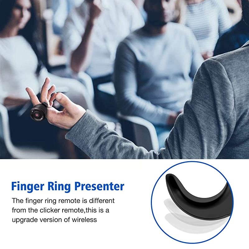 Wireless PowerPoint Presentation Clicker Remote RF 24GHz PPT Presentation Presenter Pointer Laptop Clicker Slide Advancer