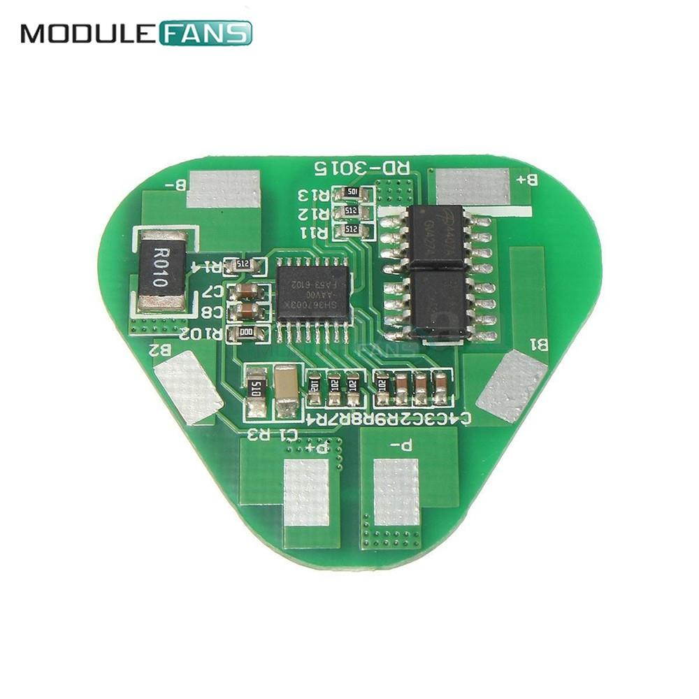 5PCS Li-Po Cylindrical Prismatic Lithium Polymer Battery  3S 3 Serial 4A Li-ion 3 Cell PCB Module Diy Electronic Module