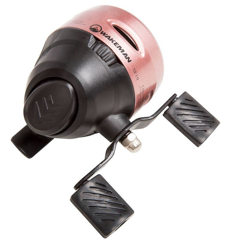 Wakeman Fishing Pole and Pre-Spooled Reel Combo - Pink