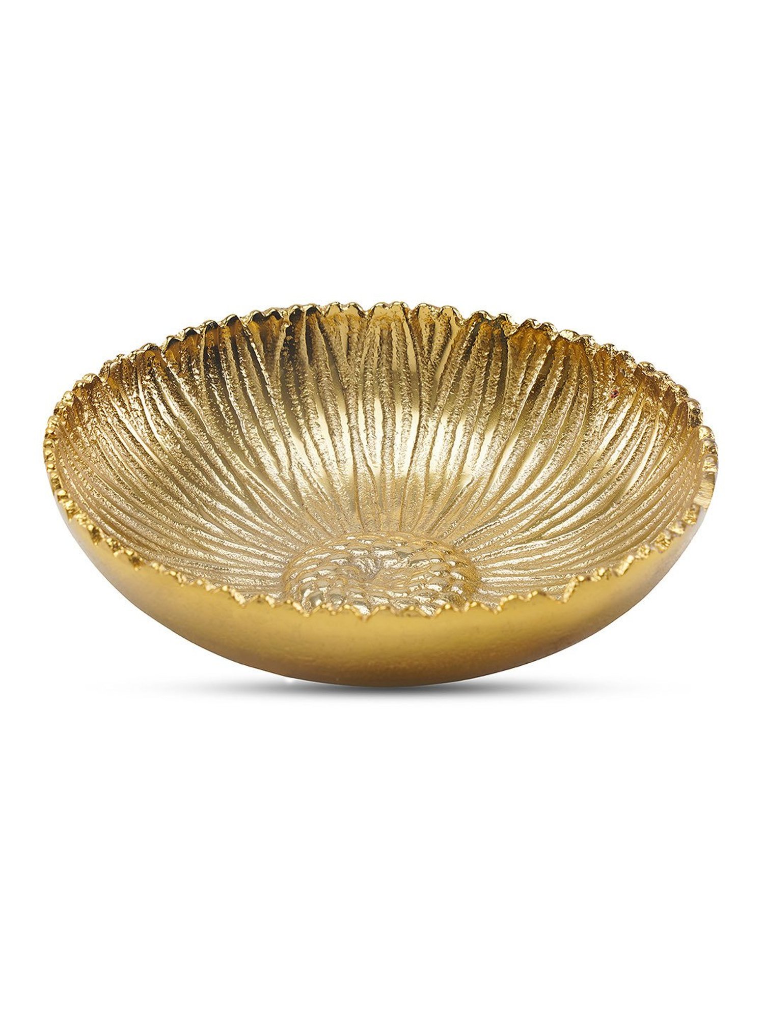 Pure Home and Living Gold Glass Solid Decorative Bowls