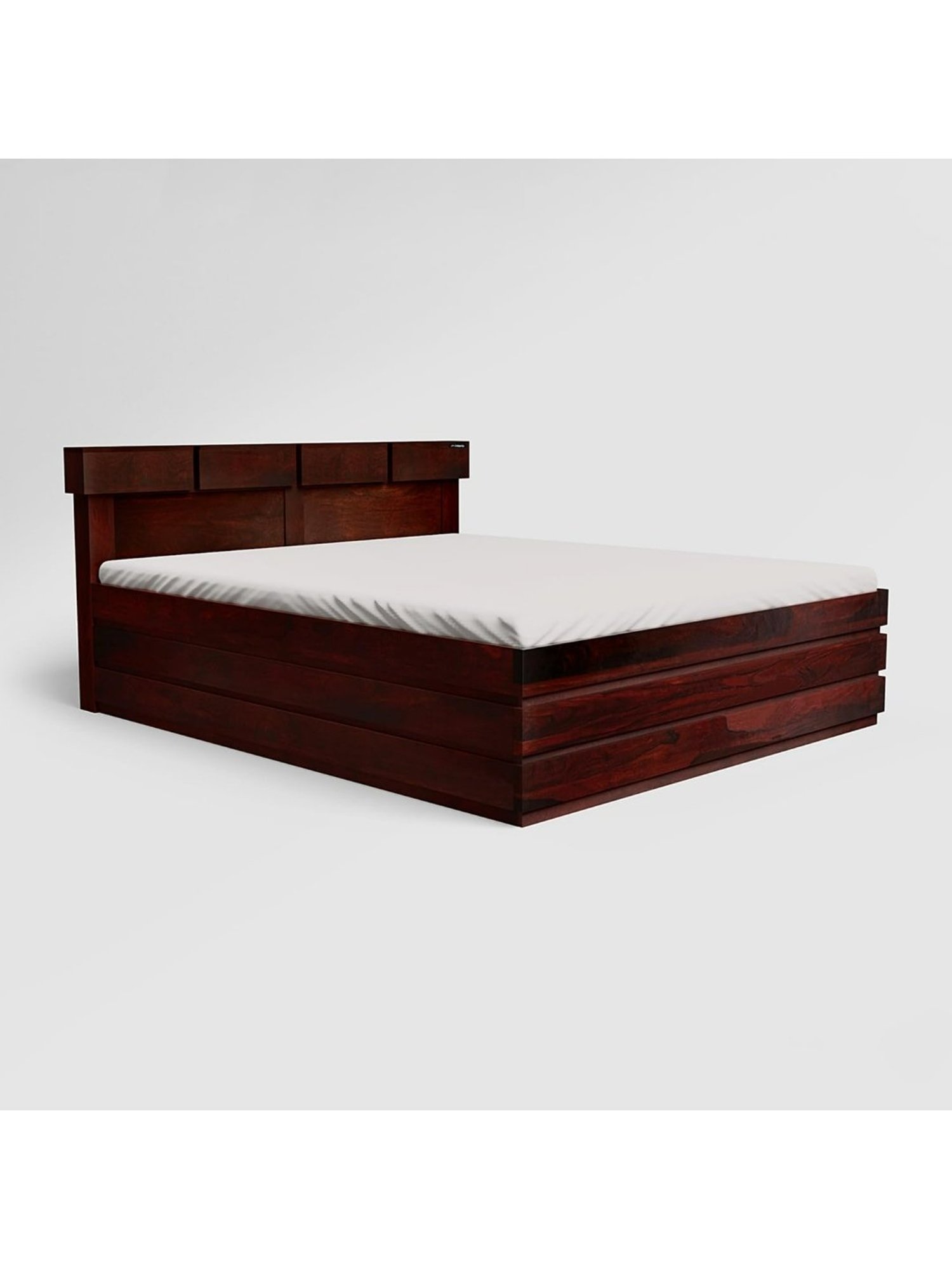 Godrej Interio Grande Brown Rose Wood King Advance Bed
