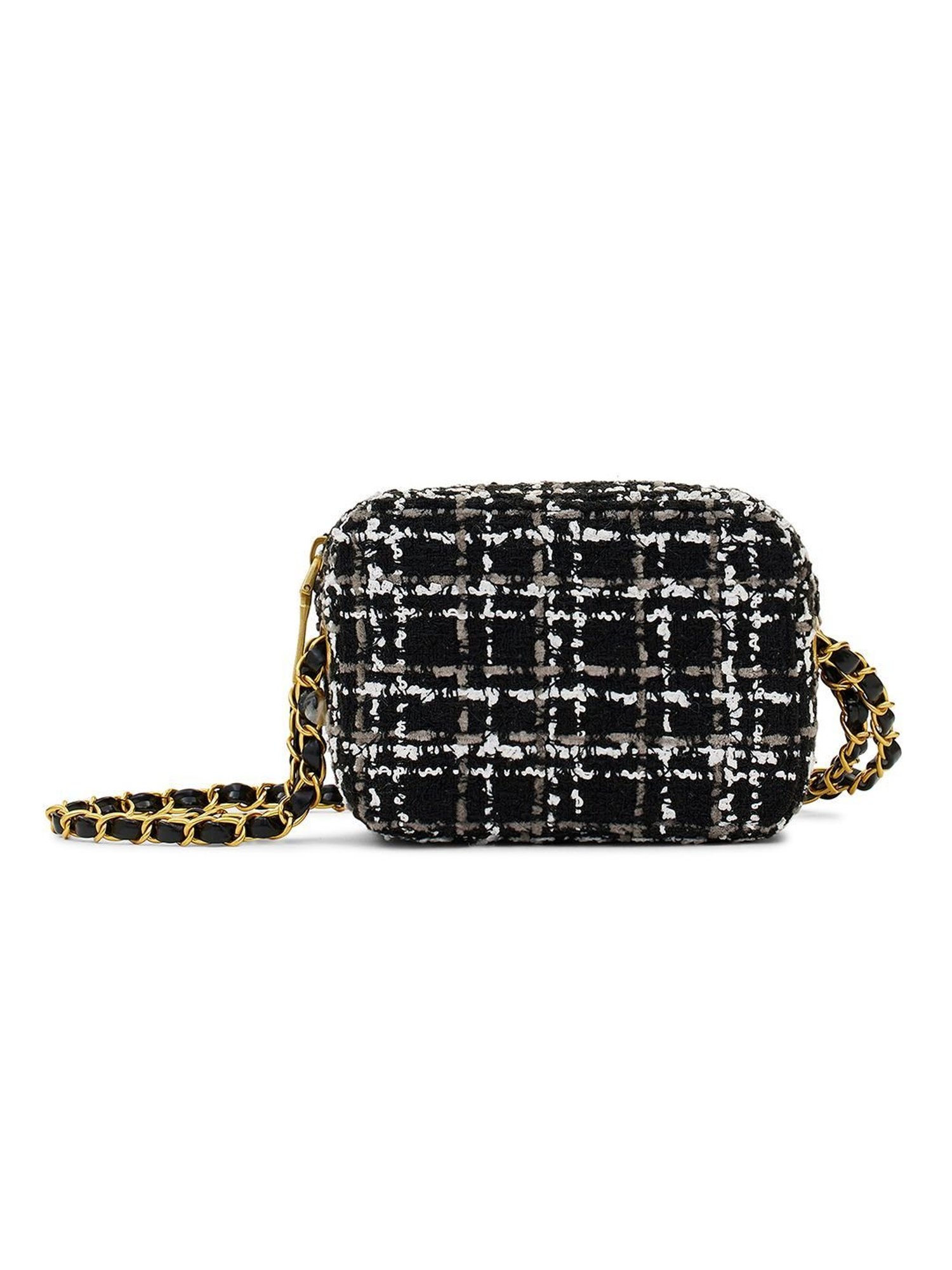 Miraggio Donna Black Small Textured Cross Body Bag