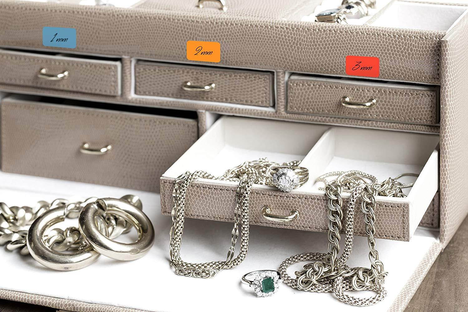 ChromaLabel 1/2 x 3/4 inch Color-Code Labels | 500/Dispenser Box (Dark Blue)