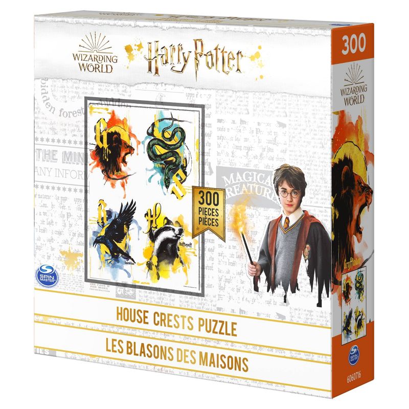 Spin Master Harry Potter: House Crests Jigsaw Puzzle - 300pc