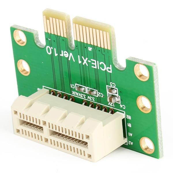 New PCI-E 1X Adapter Riser Card  90 Degree