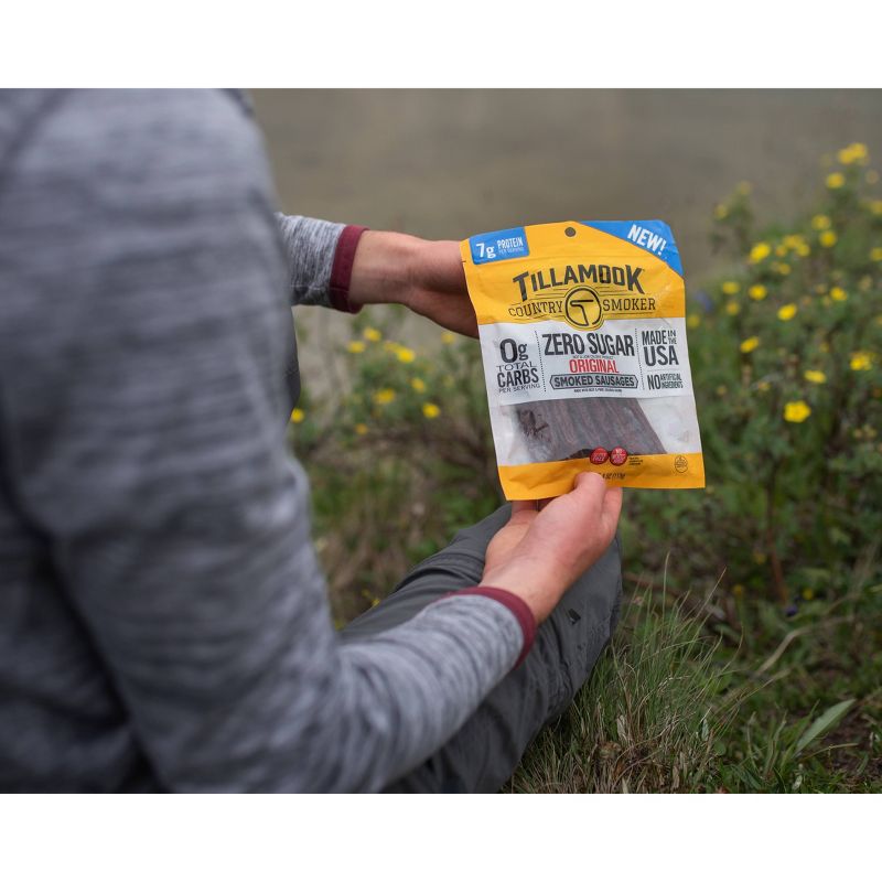 Tillamook Zero Sugar Original Smoked Sausages - 4oz