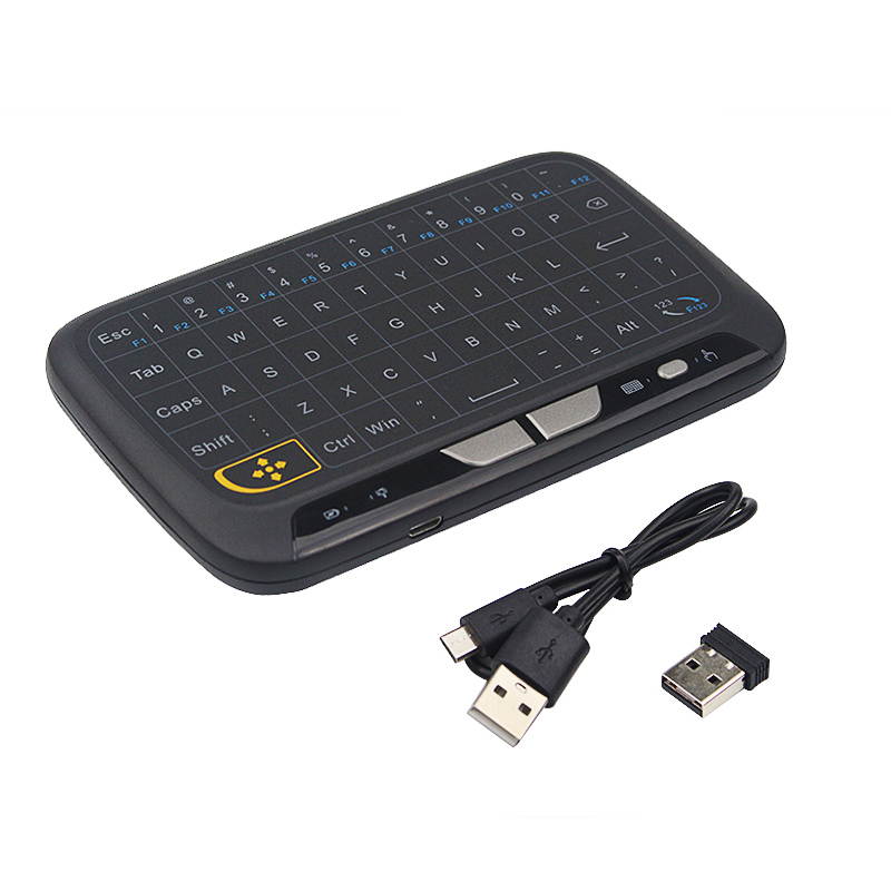 New Real Touch Keyboard 2.4G Wireless Mini Touchpad Mouse Keyboard for PC Laptop Tablet Pad Smart Android TV Box Raspberry Pi 3