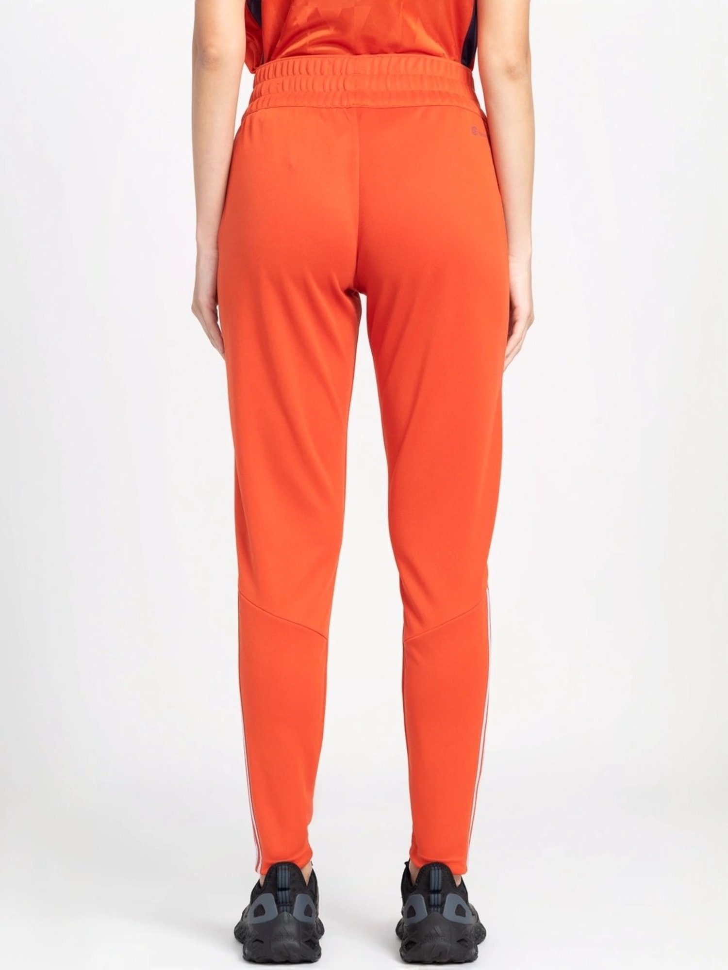 ADIDAS Red Striped Sports Track Pants