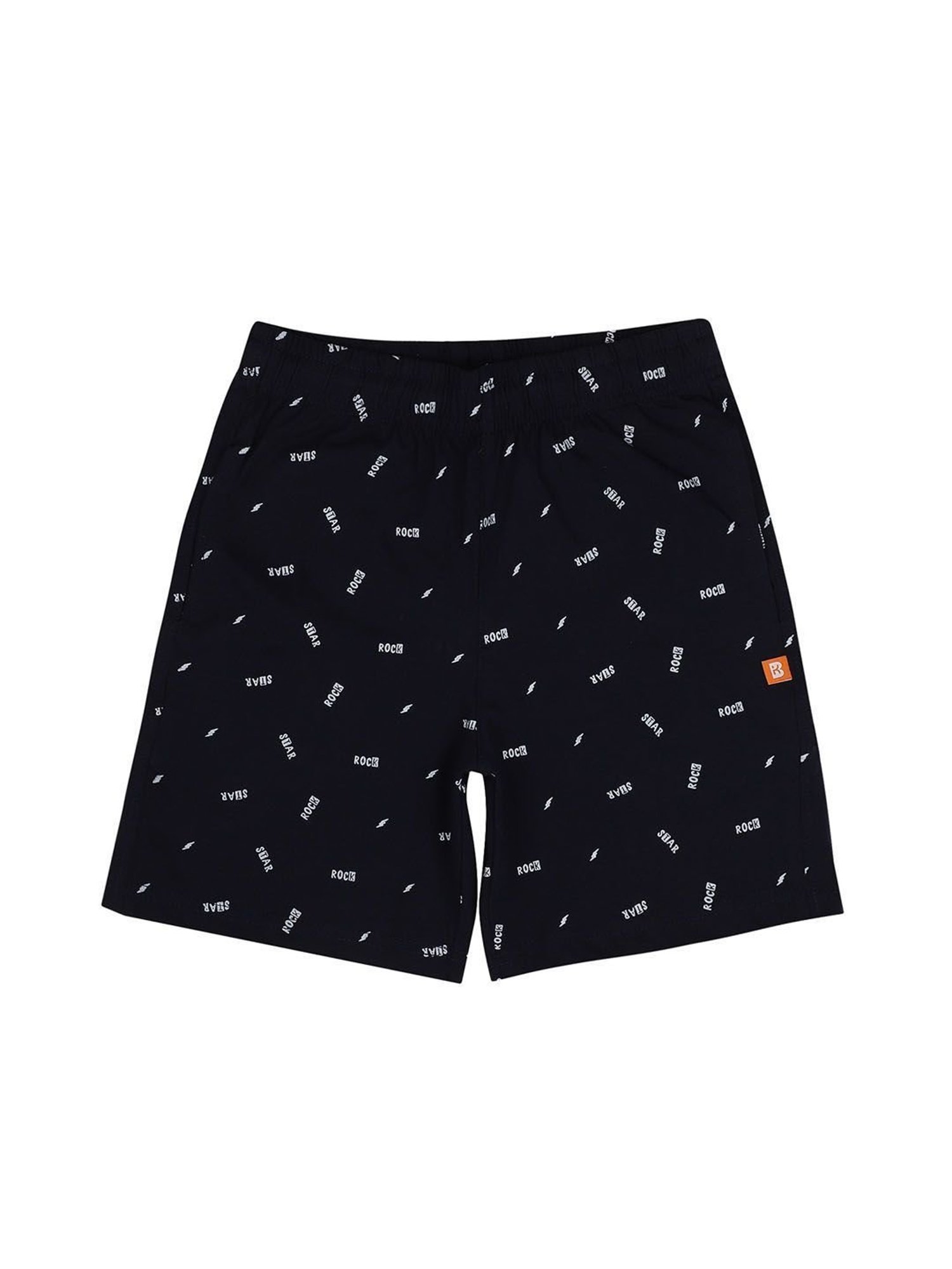 Proteens Kids Navy Printed Shorts