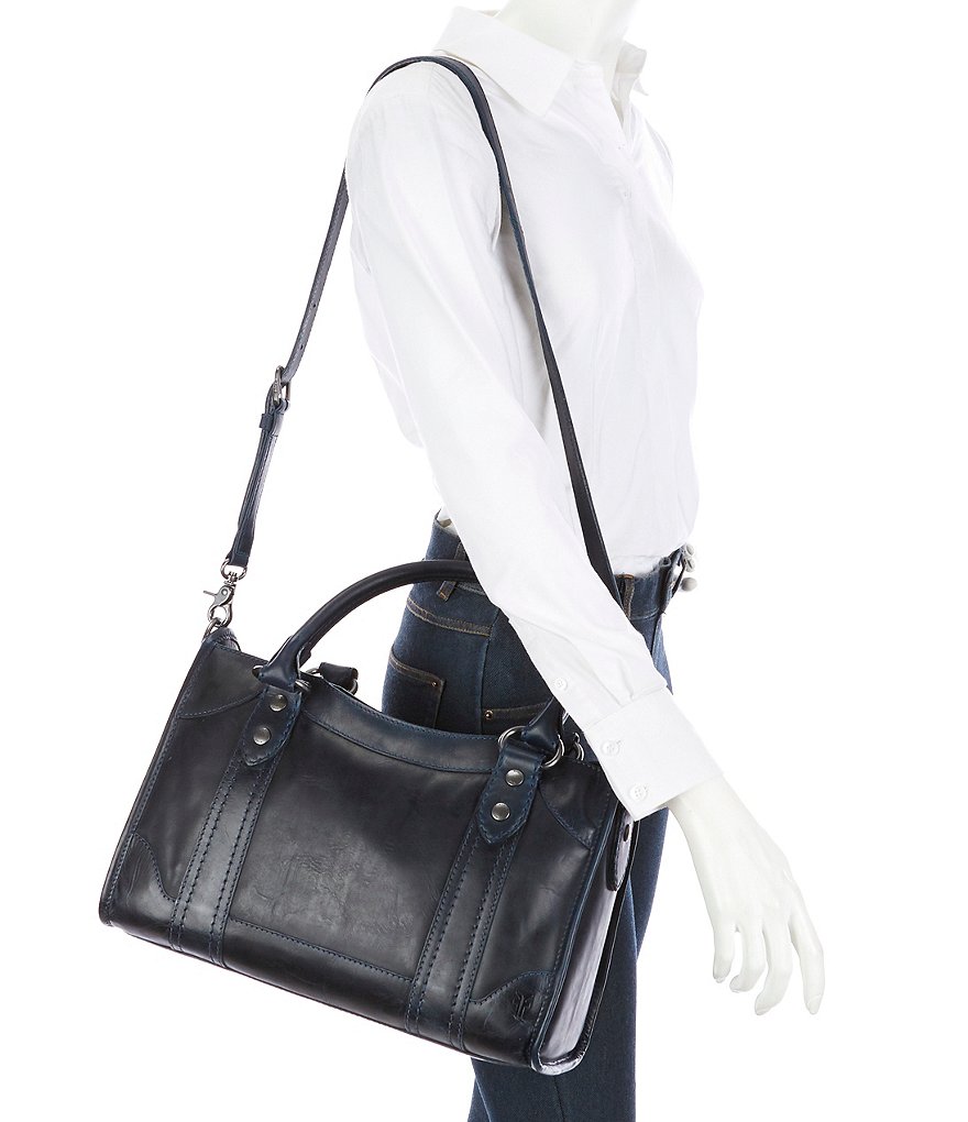 Frye Melissa Washed Leather Satchel Bag