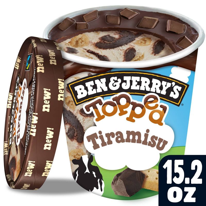 Ben & Jerry's Topped Tiramisu Ice Cream - 16oz