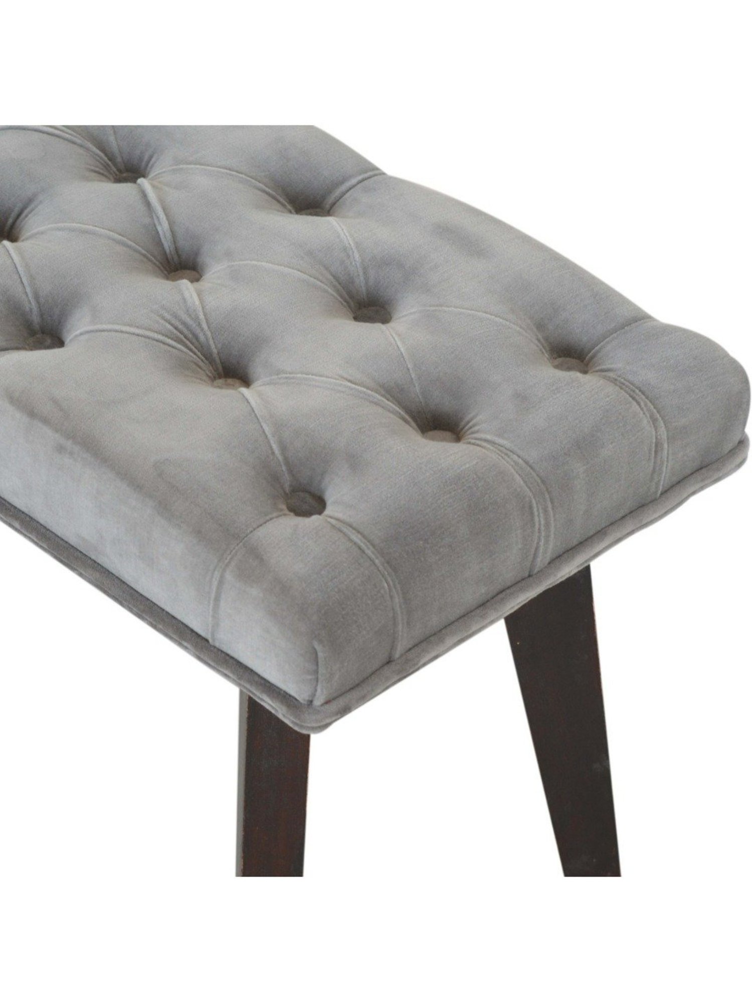 Picardy Vanity Stool Fabric/Antique Pearl - Acme Furniture