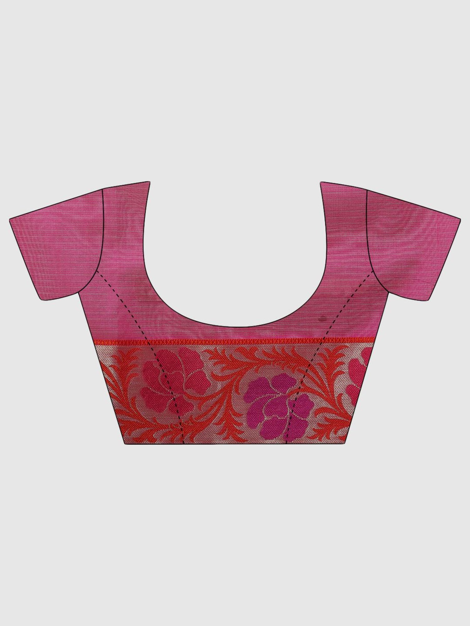 Banarasi Silk Works Beige Silk Woven Saree With Unstitched Blouse