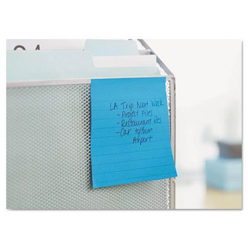 Post-it Colors of the World New York Notes, 4 x 6, Assorted, 3 90-Sheet Pads/Pack