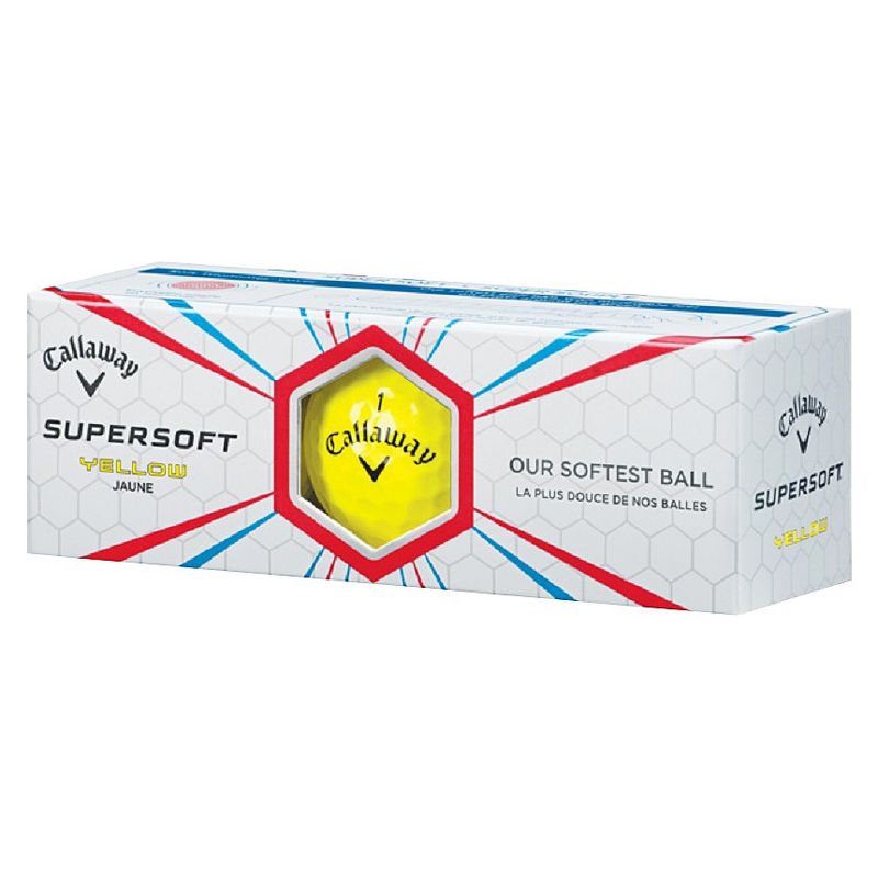 Callaway Supersoft Yellow Golf Balls - 12pk