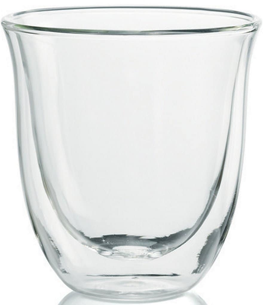 DeLonghi Cappuccino Double Wall Glasses, Set of 6