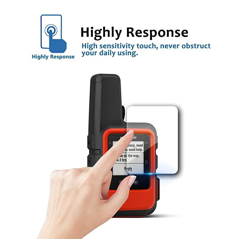4PCS Glass GPS Screen Protector Compatible for inReach Mini 9H Tempered Glass Guard Shield ScratchResistant Extreme Clarity