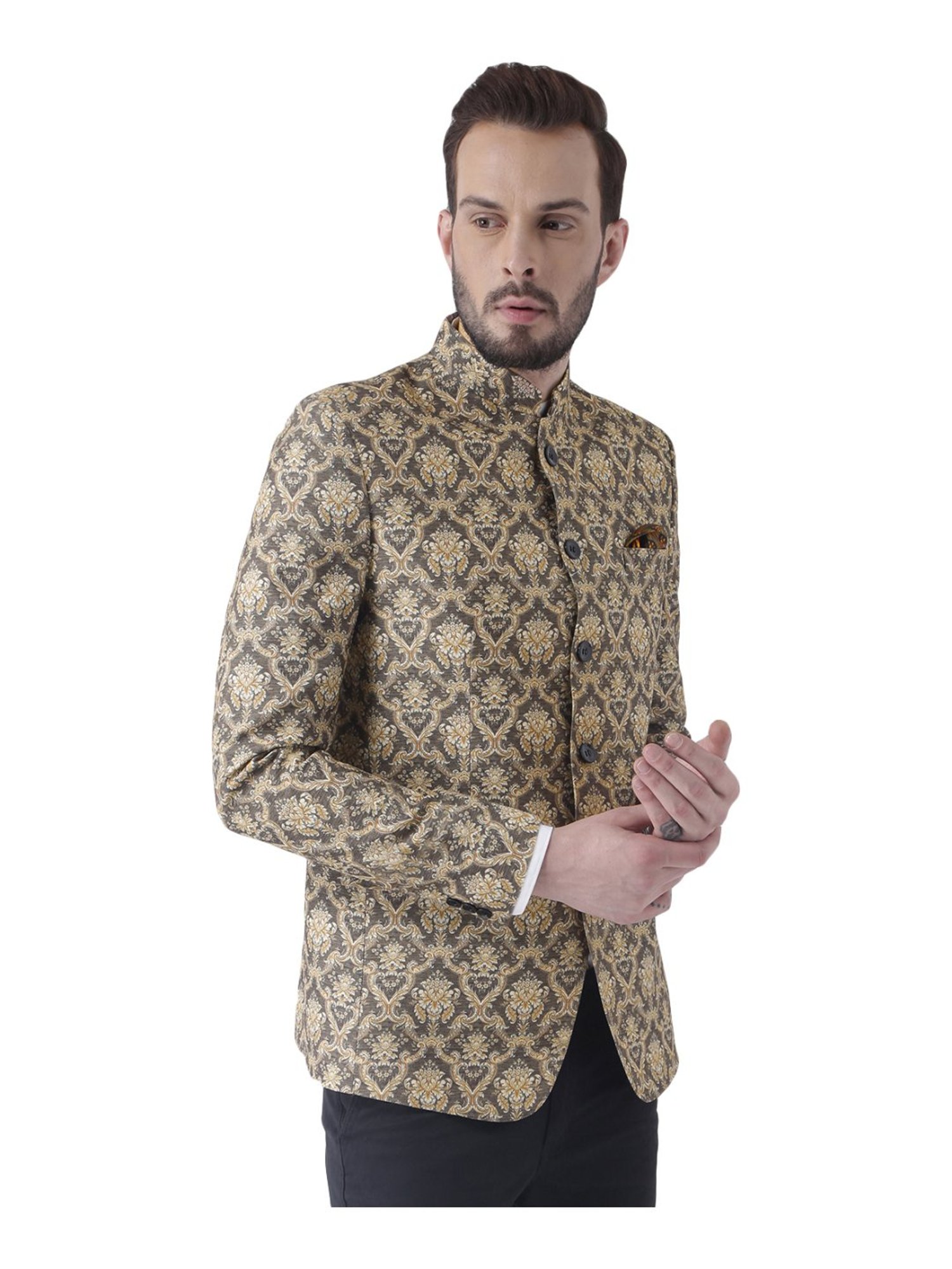 Hang Up Multicolor Regular Fit Printed Blazer