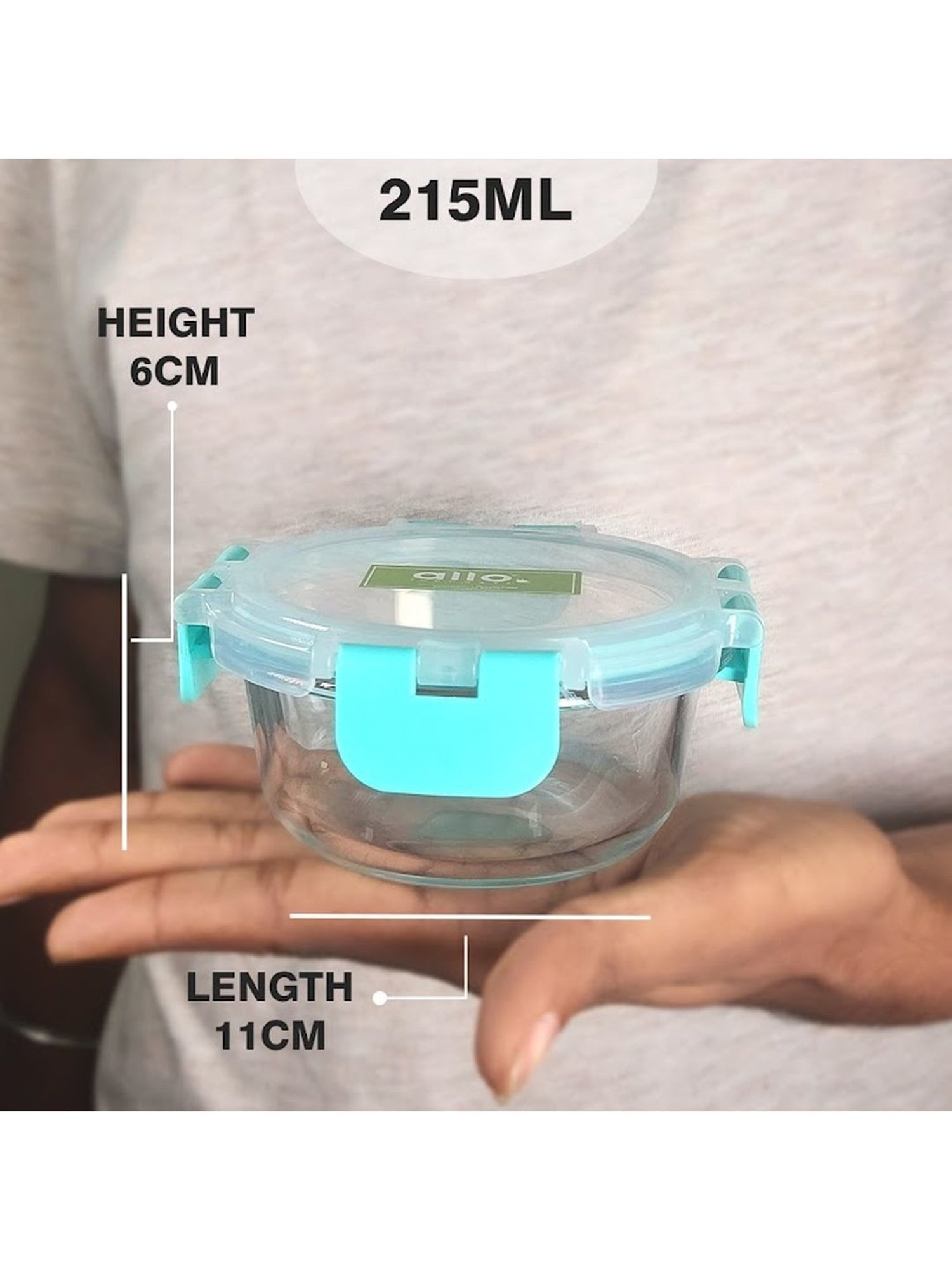 Borosilicate Glass Containers with Lids Microwave Safe Container for Glass Food Storage Containers