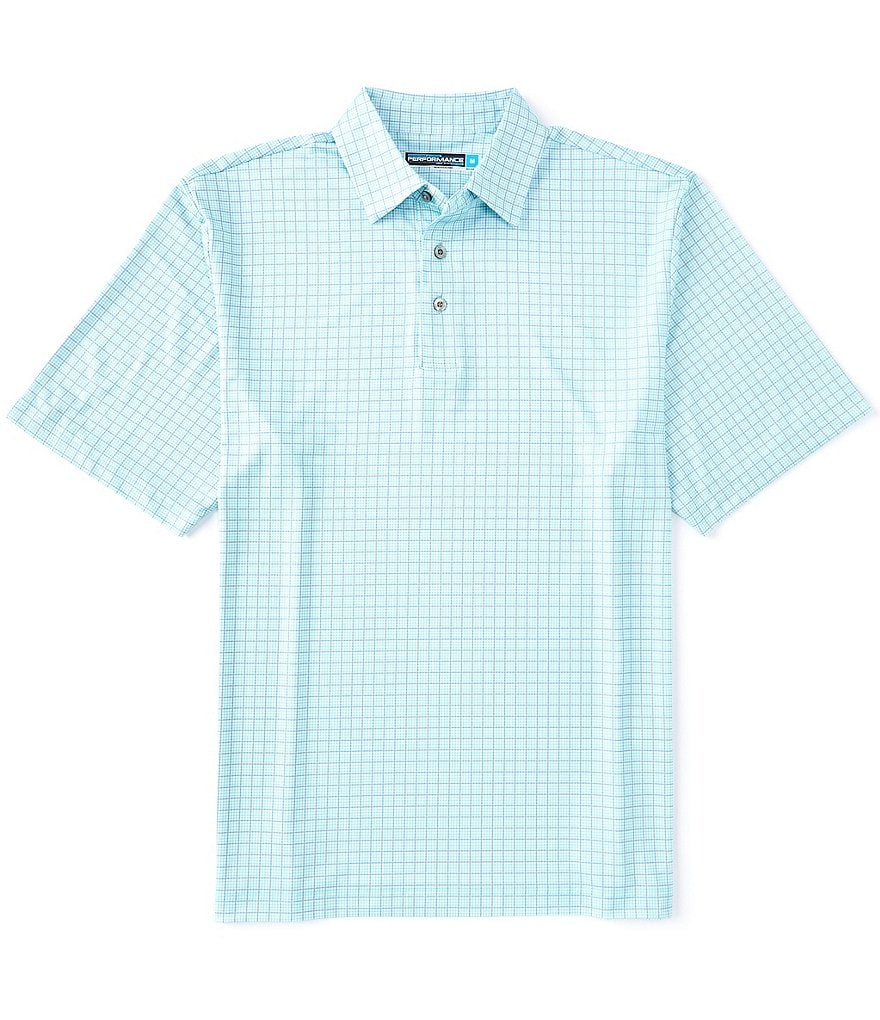 Visconti Petal Print Short-Sleeve Polo Shirt