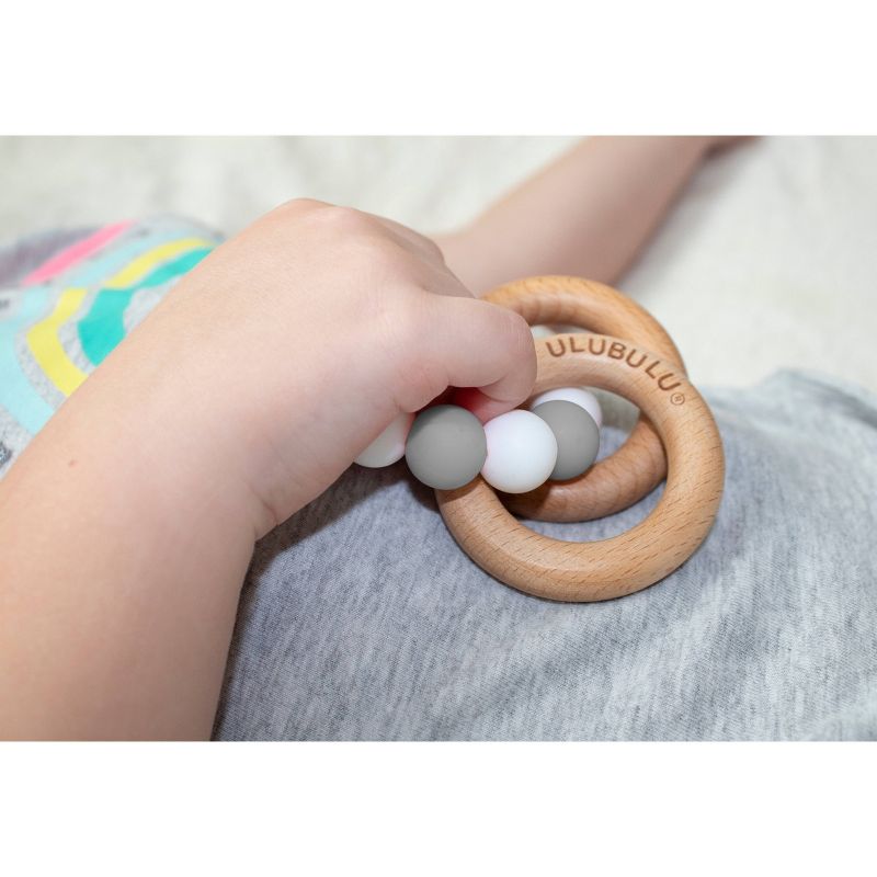 Loulou Lollipop Darling Pacifier Clip - Avocado