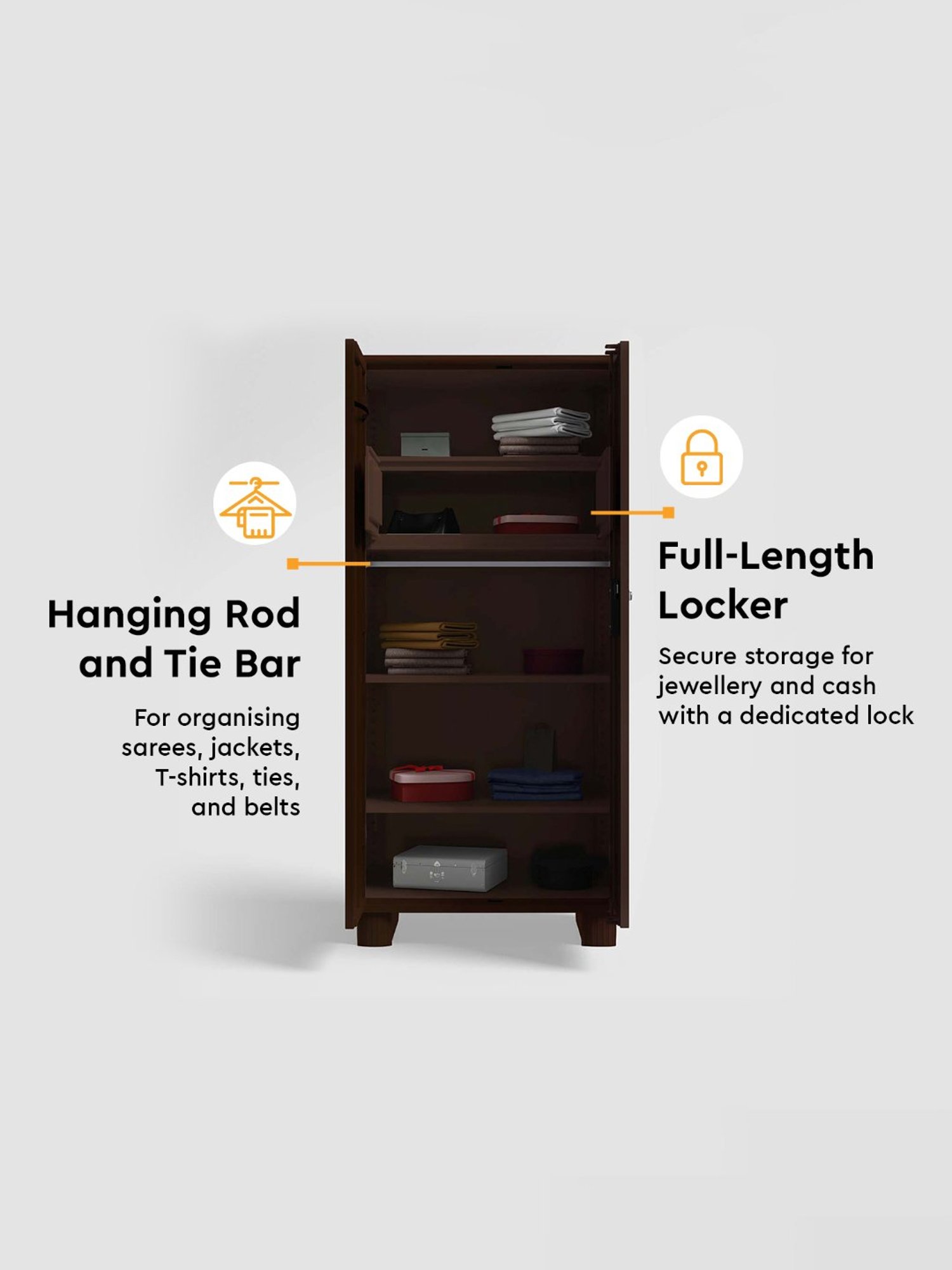 Home Basics 5 Dual Hook Chrome Plated Steel Over the Door Hanging Rack