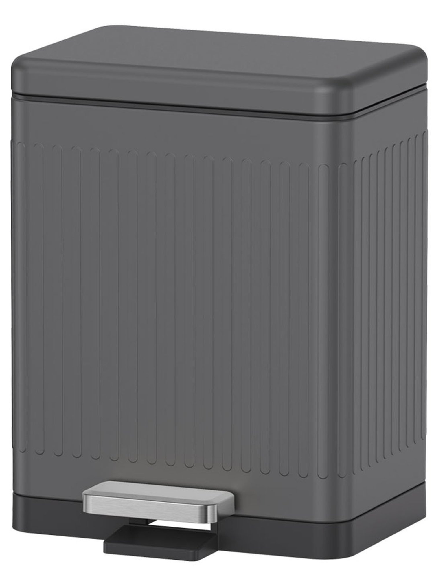Freelance Grey Steel Set of 1 Dustbins