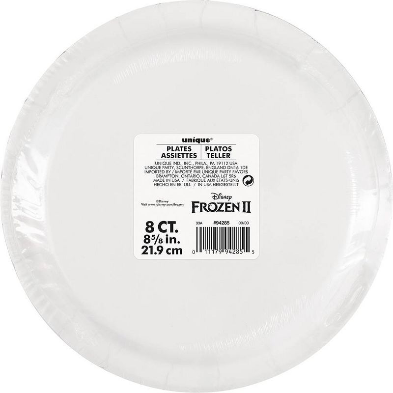 Frozen 2 9" 8ct Party Paper Plates