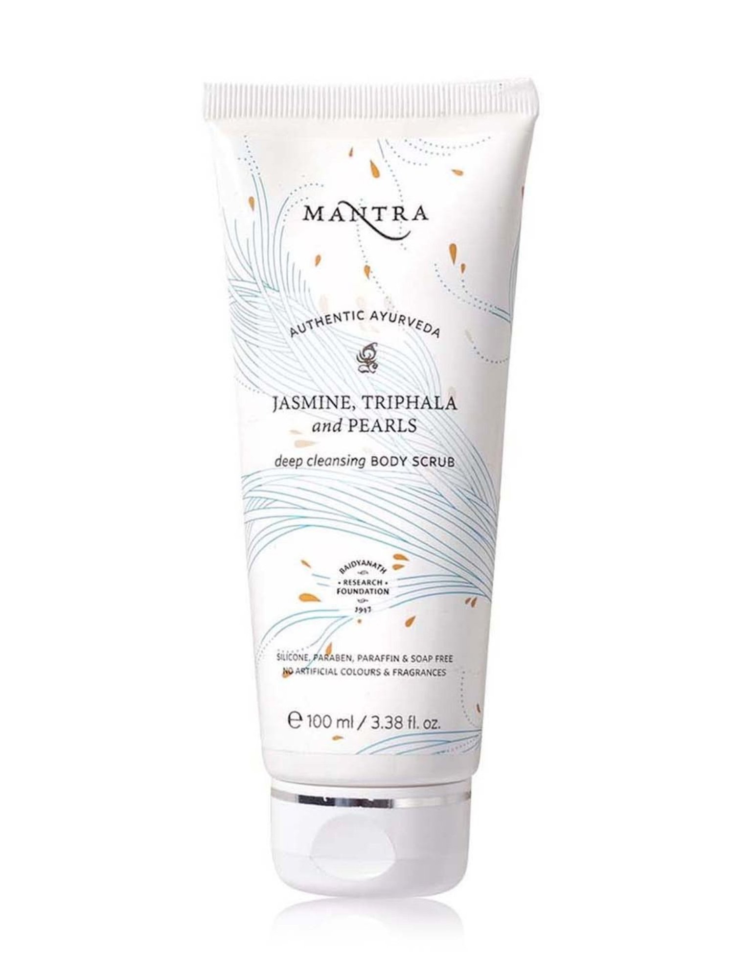 Mantra Herbal Jasmine, Triphala and Pearls Deep Cleansing Body Scrub - 100 ml