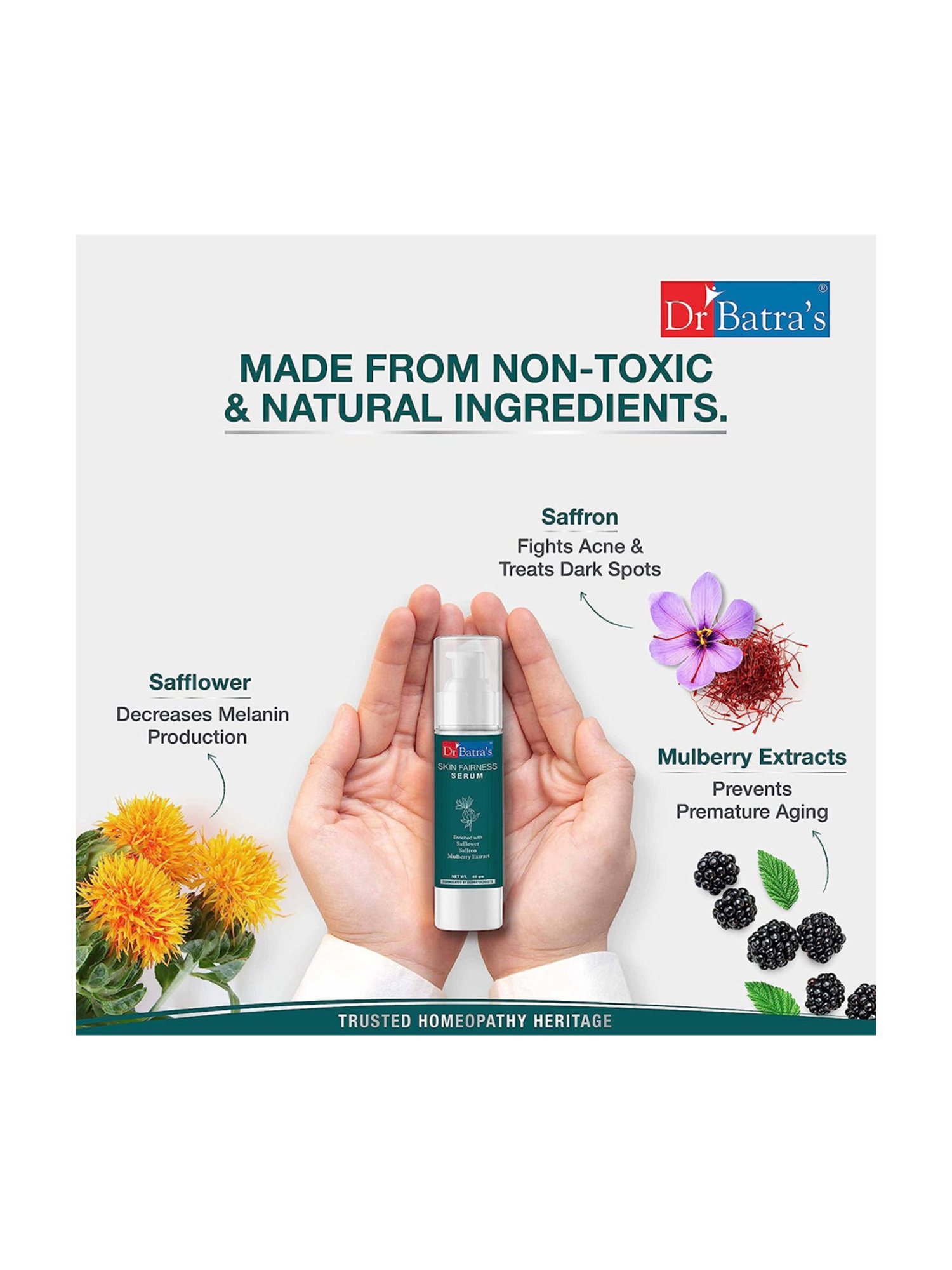 Dr. Batra's Hair Vitalizing Serum & Skin Fairness Serum