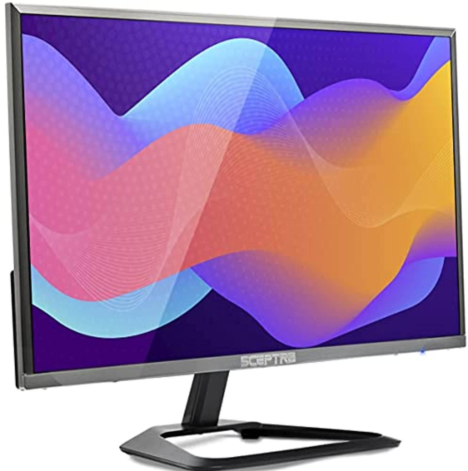 Sceptre IPS 24" LED Monitor 75Hz HDMI VGA 350 Lux, Edgeless Black 2021 (E248W-FPRK)