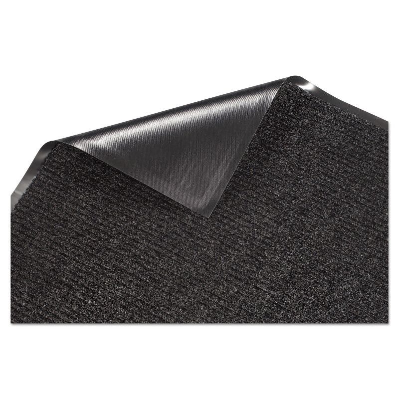 4'x6' Rectangle Solid Floor Mat Black - Guardian