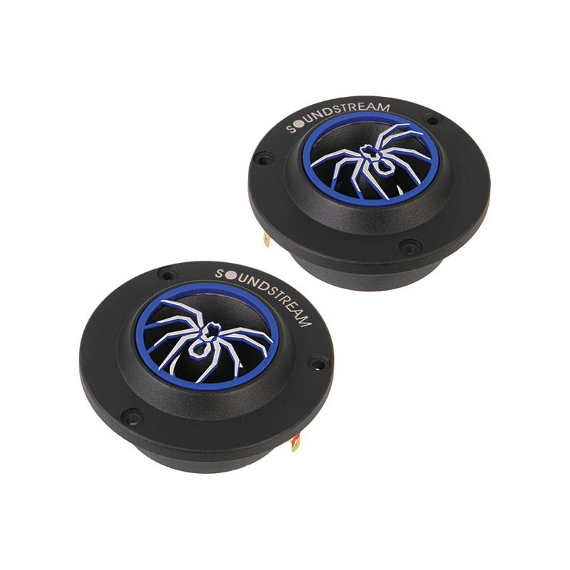 SoundStream SPT.06 350 Powerful Watt 4 Ohm 1 Inch Aluminum Voice Coil Professional Sound Car Motor Vehicle Audio Tweeter Loudspeaker Pair