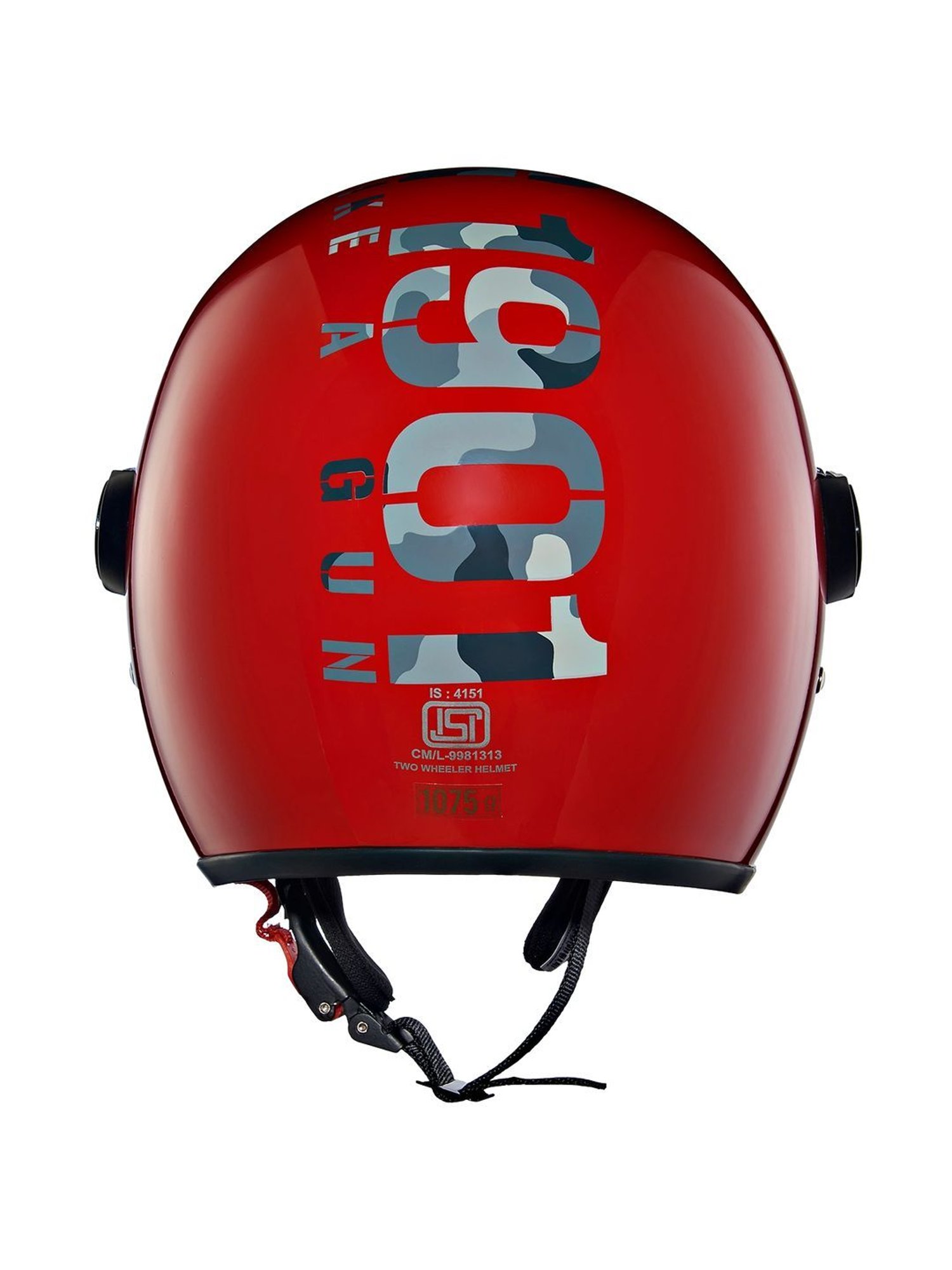 Royal Enfield Gt Red Printed Medium Helmet
