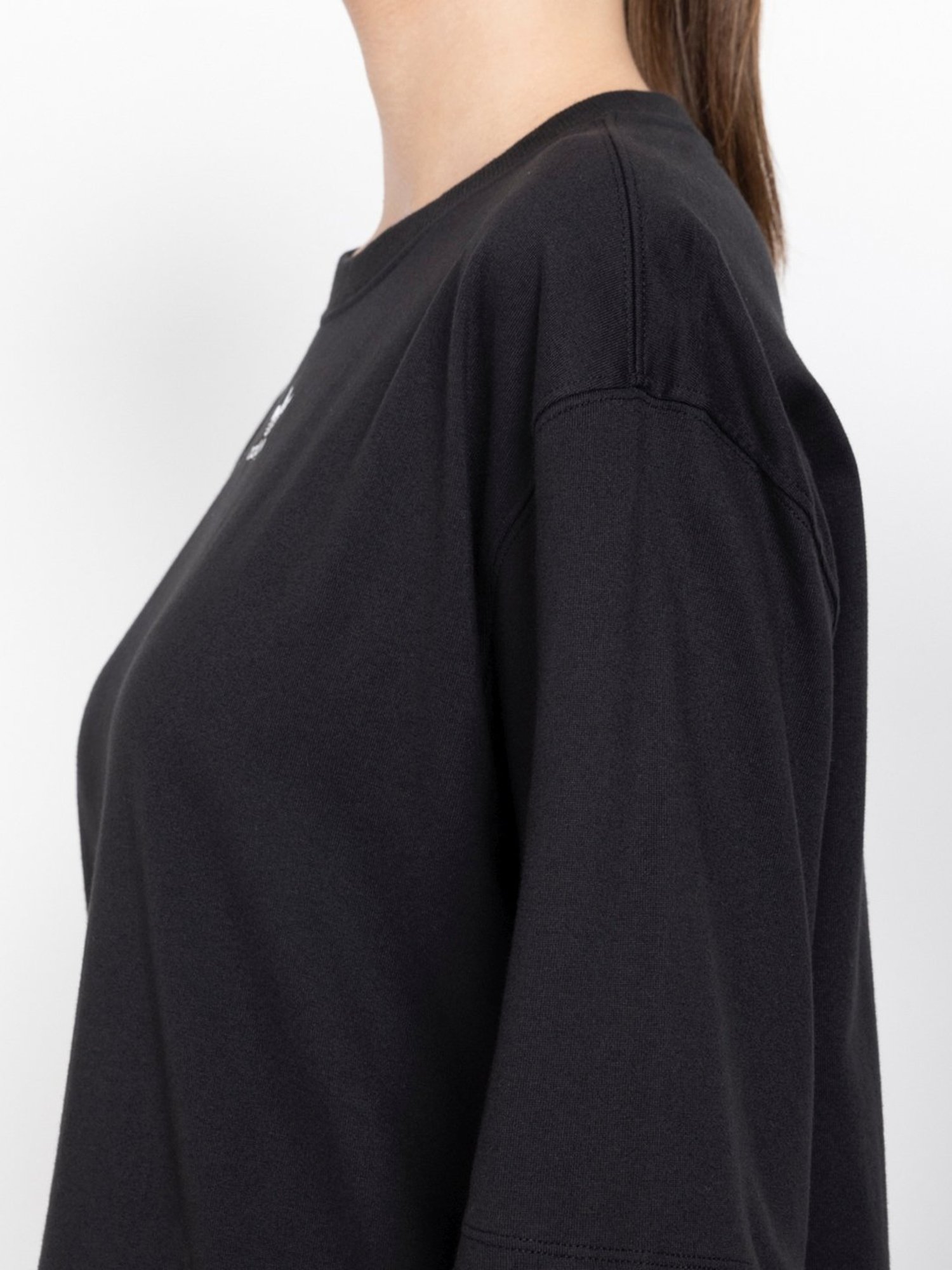 Adidas Originals Black Cotton T-Shirt