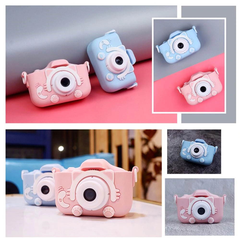 X5S Mini Kids Toy Camera 2.0'' 20MP IPS Screen HD 1080P Children Digital Photo Camera with 600mAh Lithium Battery Christmas Gift