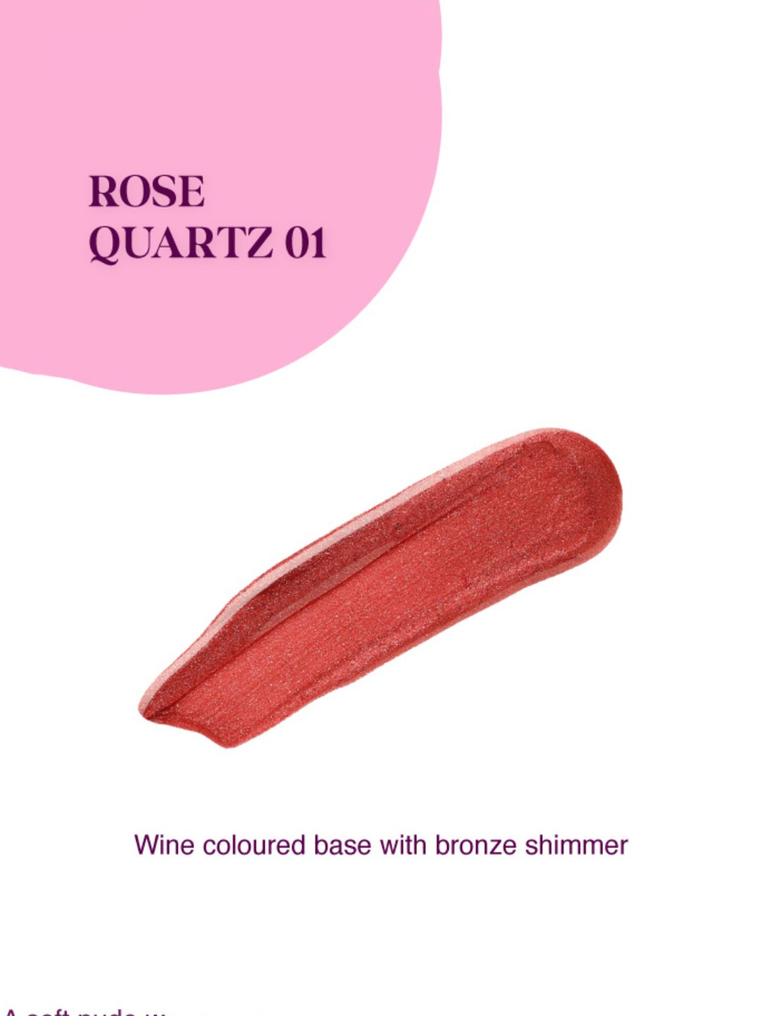 Typsy Beauty Crystal Crush Plumping Gloss XL Rose Quartz 01 - 7 ml