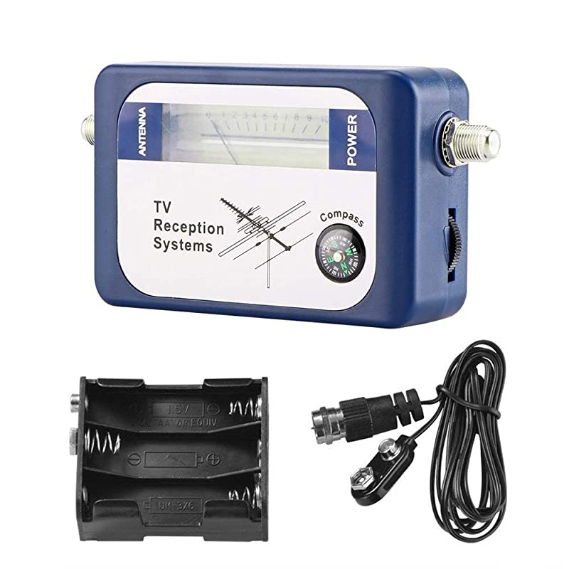 Digital Signal Finder Meter Aerial Terrestrial TV Antenna Satellite Signal Strength Meter with Compass TV Reception Systems