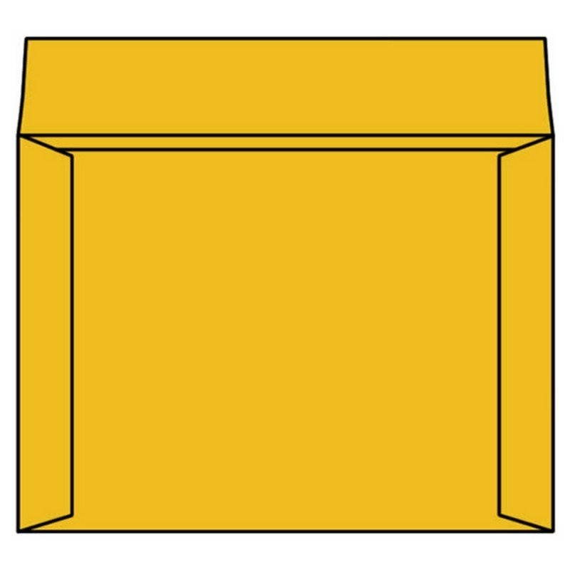 Open Side Negative File Envelopes, 12" x 17", 40#, Tan / Brown Kraft, Two Side Seams Over, Ungummed Flaps Extended (Box of 100)