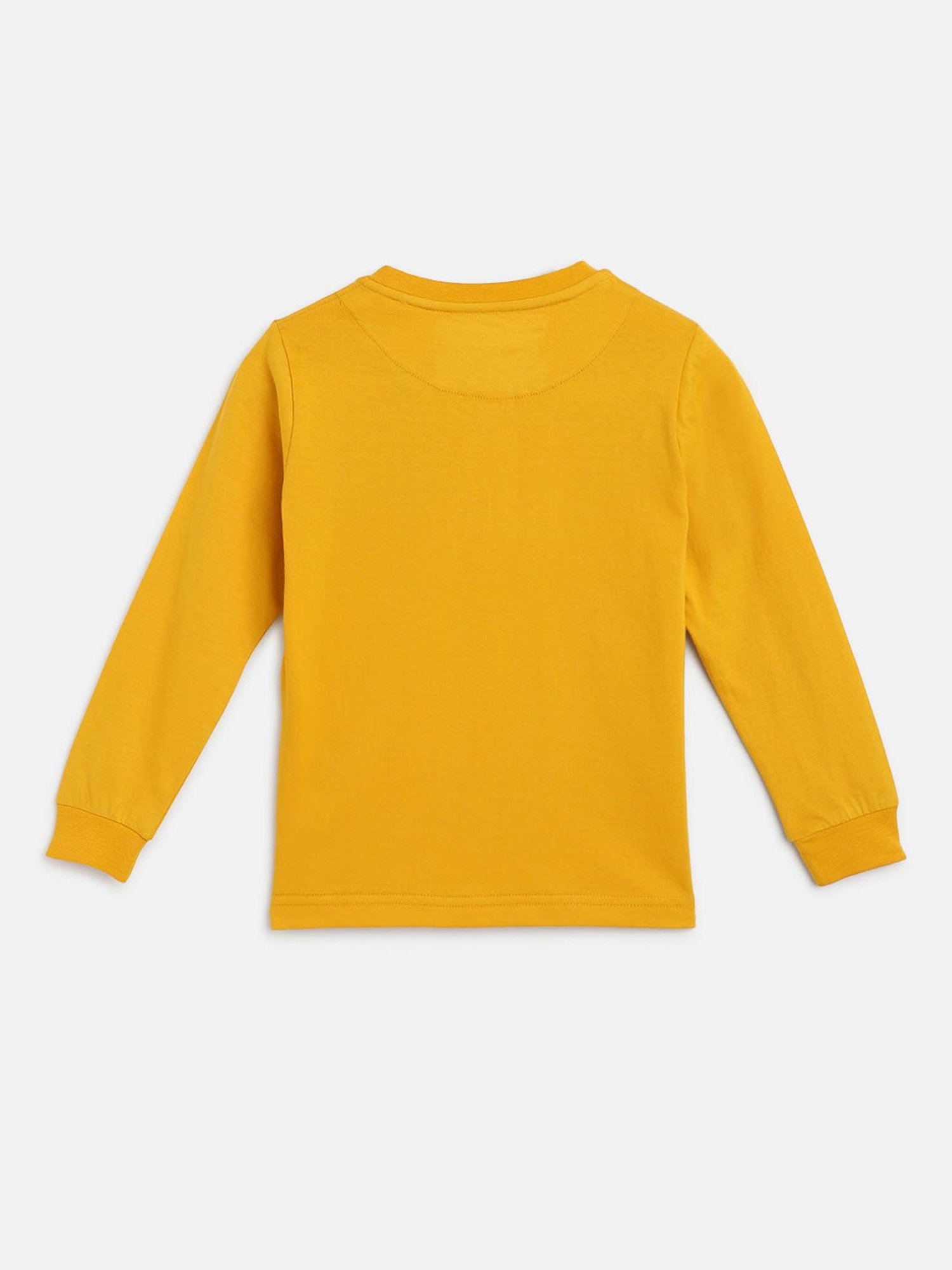 Campana Yellow Solid  Full Sleeves T-Shirt
