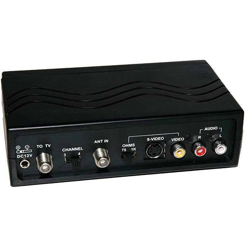 WS-007 - RF Modulator RCA/S-Video to Coax Video Converter