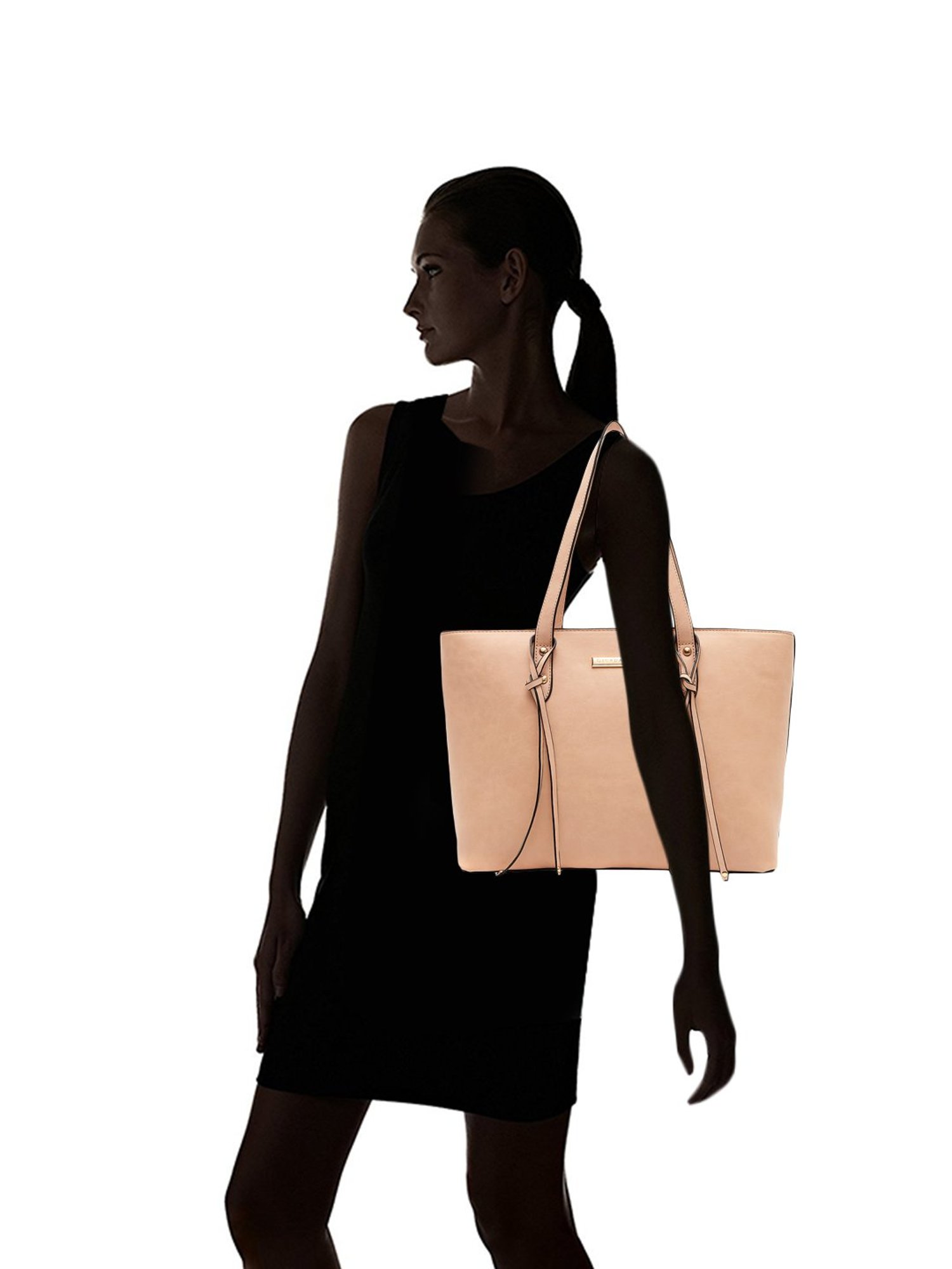 Giordano Capsule Blush Pink Solid Medium Shoulder Handbag