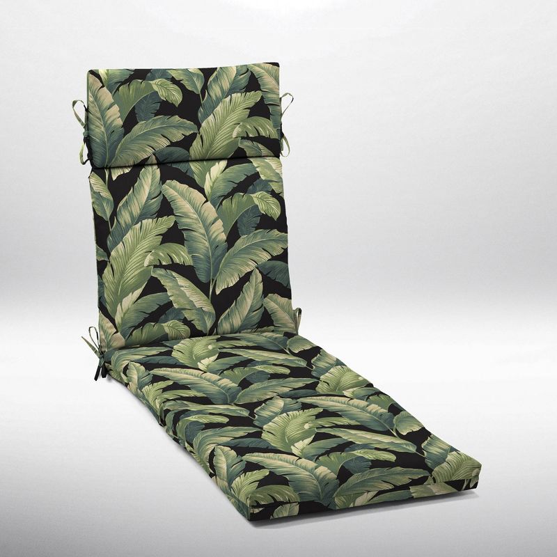 Cebu Cartridge Outdoor Chaise Cushion Onyx - Arden Selections