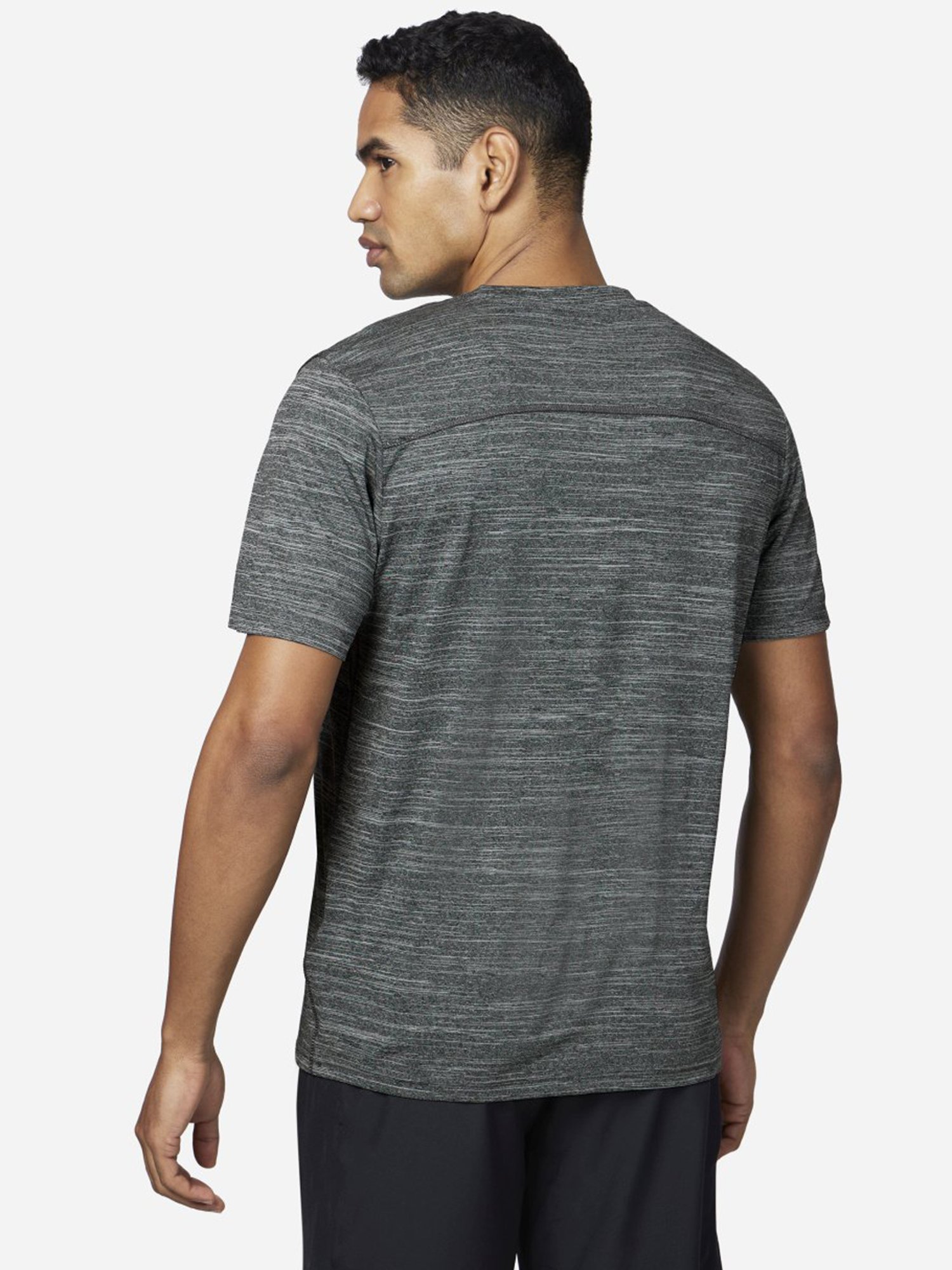 Skechers Grey Regular Fit Printed T-Shirt