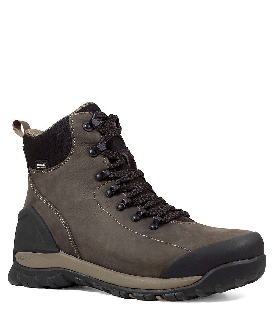 BOGS Men's Foundation Leather Waterproof Work Boot