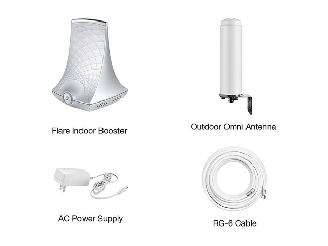 Surecall SC-POLY-DT-O-KIT Flare Cellular Signal-booster Kit